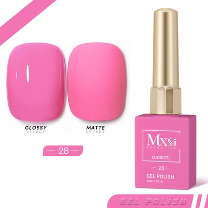 Mxsi Nails Polish 60 Colors Semi Permanent Nail Polish 15ml UV Lamp Nail Polish Hybrid Nail Art Salon Varnish Not Set
