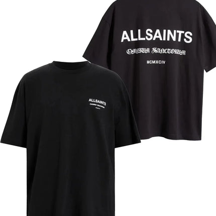 All Saints Trend Brand European Size Cotton T-irt Men's Basic Sle ort Sve Cusized Print Sport Scene Casual T-irt