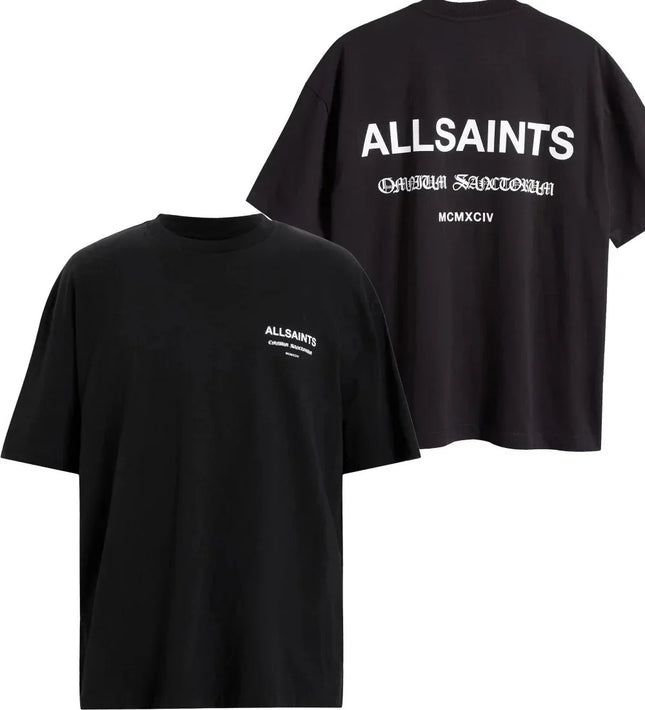 All Saints Trend Brand European Size Cotton T-irt Men's Basic Sle ort Sve Cusized Print Sport Scene Casual T-irt