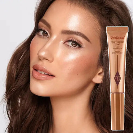 Liquid Highlight Shadow Pen Compact Skin-friendly Facial Contours Makeup Lasting Setting Honey Powder Soft Texture Beauty Tool