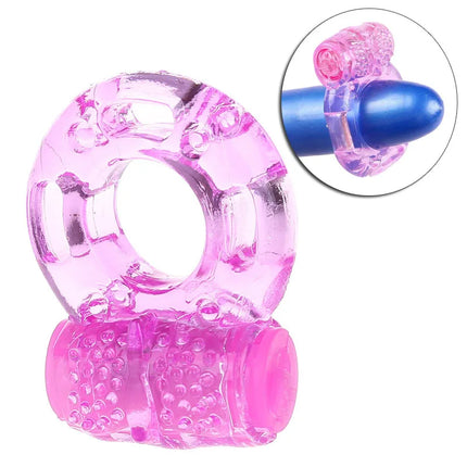 Penis Cockring Vibrator Lock Ring Massager Clitoris stimulator Delay Ejaculation Silicone Rings penis sleeve vibrating sex Toys