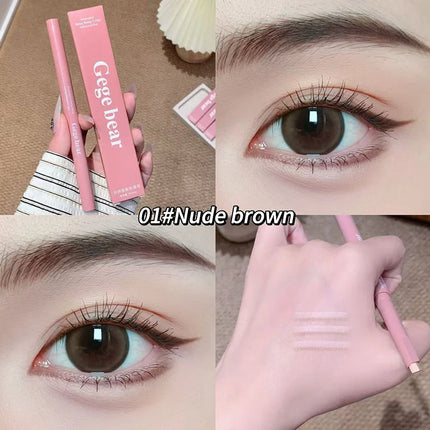 Dual-Tone Under-Eye Matte Highlighting Shadow Pencil Nude Beige Brown Brightening Cream Lying Silkworm Eyeliner Aegyo sal Pen