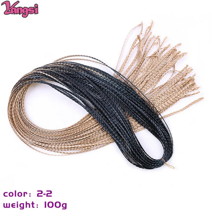 Full Star 30 Inch Synthetic Zizi Braids Thin Box Braids Hair Extensions Brown Pink Blue Red 613 Ombre Box Crochet Braiding Hair