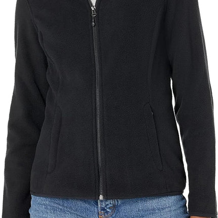 TRVLWEGO-Thermal Fleece Hiking Jackets for Women Classic Fit Full Zip Polar Soft Fleece Outdoor Climbing Coats Trekking Camping