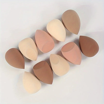 1/5/13Pcs Brown Makeup Sponges - Ultra-Soft Beige-Toned Blenders for Blush/Powder/Liquid Foundation | All Skin Types