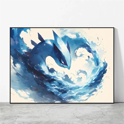Anime Character Pictures Pokemon Images Classic Charizard Poster Modern Living Room Decoration Paintings Wall Decoration Hanging