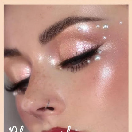  Liquid Highlighter Starlight Liquid Fine Sparkle for Face Body Long-Lasting Glow for Stage Festival & Photography Makeup
