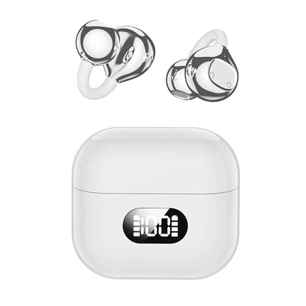 X62 Smart TWS Ear Clip Bluetooth Headphones Digital Display 150 Language Translation 30H Battery Open Ear Design for Sports 2026