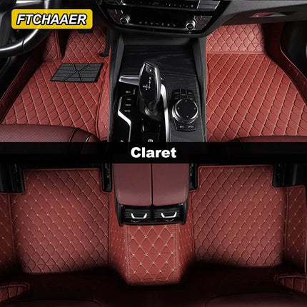 Custom Car Floor Mats For VW Polo Polo-Plus Polo-GTI Auto Carpets Foot Coche Accessorie