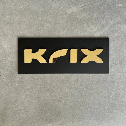 Dolby Atmos & DTS X Wall Signs Gold Mirror Acrylic Home Theater Plaque for Movie Room and Media Room Premium Cinema Room Decor