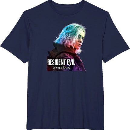 Resident Evil Requiem Leon S. Kennedy T-Shirt RE4 Remake Style Raccoon City Survivor Zombie Killer Horror Game Merch T-shirt