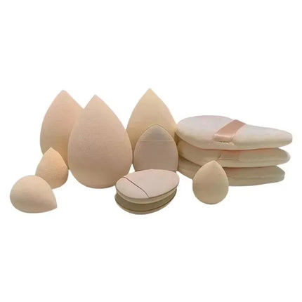 12pcs Makeup Sponge Set Essential for Beginners Cosmetic Easy to apply,Puff Set Makeup Foundation Sponge