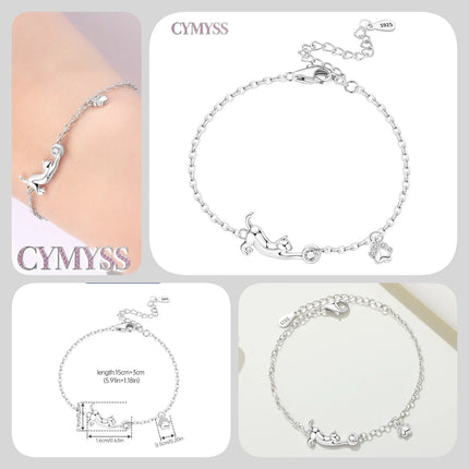 Original 925 Sterling Silver Butterfly Bracelet Zirconia Tennis Ball Women Fashion Simple Engagement Wedding Charm Jewelry Gift