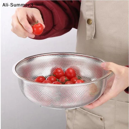 【Summer3】1Pc 2026 New Kitchen Tool Stainless Steel Kitchen Mesh Sifter Colander Strainer Sieve Baskets