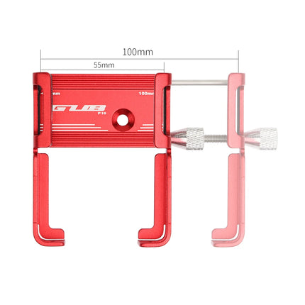 GUB P10 Phone Holder Stand Aluminum Alloy Bike Biking Motorcycle Handlebar Clip Bicycle Portable  Cycling Parts