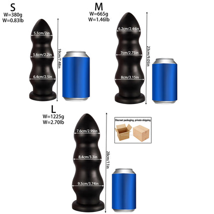 Huge 4 Size Anal Plug Big Anal Beads Butt Plug Smooth Soft Silicone Dilatador Anal Dildo Penetration Anal Toys Fisting Buttplug