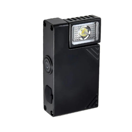 Rechargeable Mini EDC Handheld Flashlight Rotating LED Flashlight Outdoor 5 Modes Magnet Work Light Portable Pen Clip Lantern