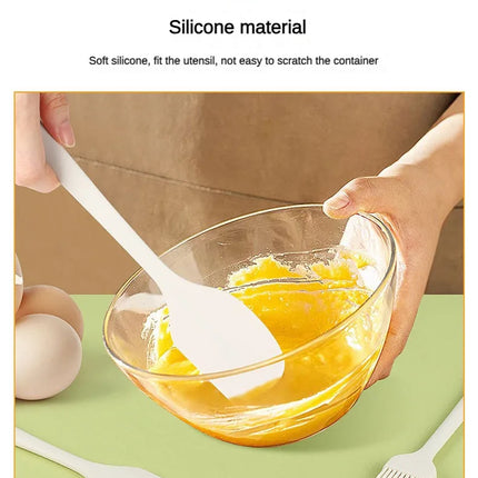 3 piece kitchen baking set all in one silicone spatula oil brush baking butter spatula single cake scraper baking tool