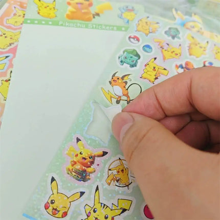 20pcs Anime Pokemen Pikachu Stickers Stationary Aesthetic Diary Decoration Art Supplies Decals Scrapbooking Sticker Toys Gifts
