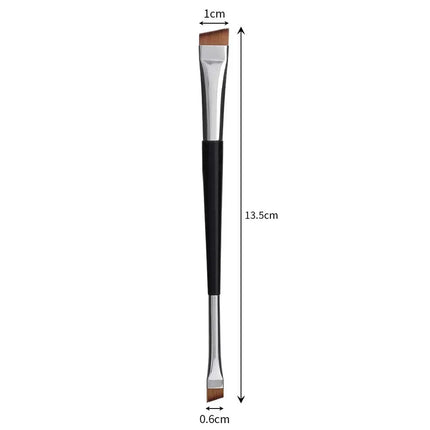 1/10pcs Double Head Blade Eyeliner Eyebrow Brush Portable Soft Flat Fine Eye Liner Brow Contour Makeup Brushes Make Up Tools Set