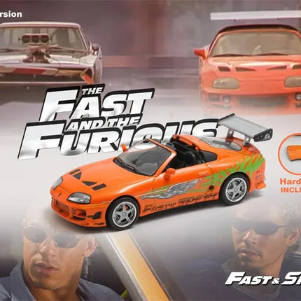 Fast Speed FS 1:64 FNF  Supra A80 Eclipse D30 S2000 AP1 EVO VII Die-Cast Car Model Collection Miniature