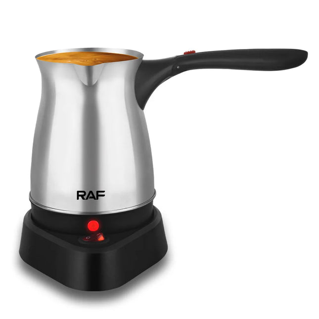 Turkish Coffee Pot with Handle Stainless Steel Electric Heater Coffee Maker Water Kettle 500ml