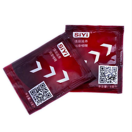 SIYI 10PCS Water Soluble Lubricant Easy Clean Lube Gay Anal Lube Vaginal Massage Oil Adult Sex Toys