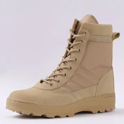 Tactical Boots Men Boots Special Force Desert Combat Boots Outdoor Hiking Boots Ankle Shoes Men Work Safety Shoes