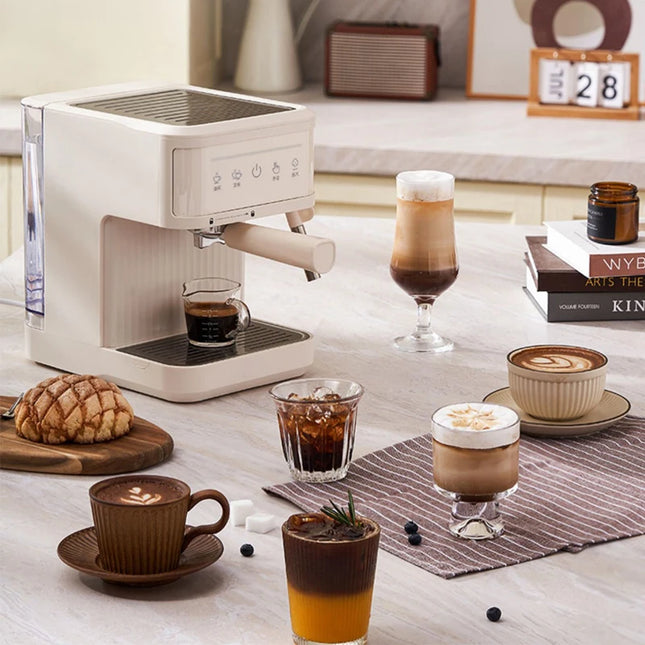 Electric Italian Coffee Machine 20 Bar Professional Espresso Coffee Maker Automatic Semi-Automatic Espresso Cappuccino Hot Water