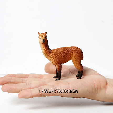 Simulation Woodland Animal Deer ,Moose,Elk,Reindeer,Alpaca,Kudu Model Figurines Cake Toppers Collection Figure Christmas Gift