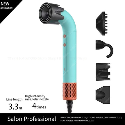 Super Hair Dryer For Dyson Leafless Hair Dryer Personal Hair Care Styling Negative Ion Tool Schedule Negative Ion Electric Dryer