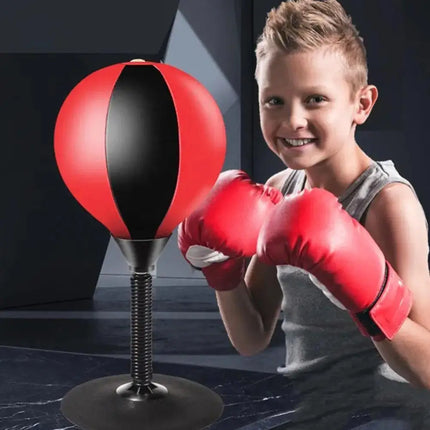 Desktop Punching Bag Stress Relief with Suction Cup for Office Table Counters Desk Boxing Punch Ball Funny Boxing Bag for Wall