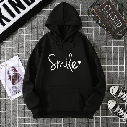 2025 Winter New Women's Hoodie High Street Unisex style Double Pockets Sweatshirts Outerwear Plus-Size Women's Clothing CYXX240