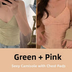 L ( 47.5-62.5kg ) / Green + pink [2-pack pure desire suspender]
