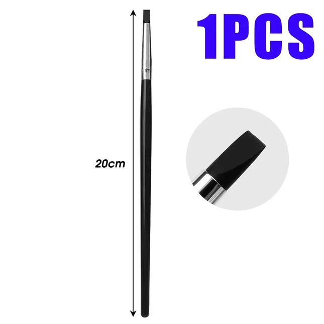 Silicone Eyeliner Brush Blade Multi-purpose Eyebrow Lipstick Brushes Easy To Use Nail Painting Pen Eyes Shaping Modeling Tools