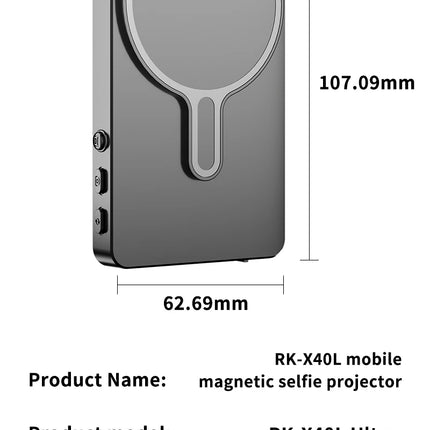 High-Definition Projection  Experience crystal-clear self-shooting with our high-definition projection device