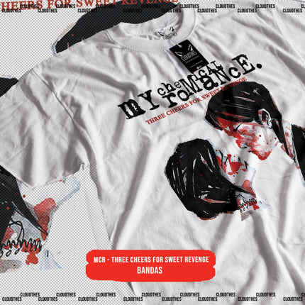 BANDAS MCR THE BLACK PARADE T-shirt Women Men Gothic Retro Oversized Y2k Street Short Sleeve Comfortable Cotton Harajuku Tees