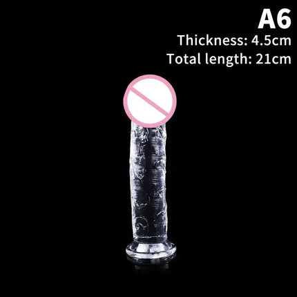 【AD】7 Sizes Dildo With Suction Cup Huge Jelly Dildos Sex Toys For Woman Men Fake Dick Big Penis Anal Butt Plug Sex Shop 18+