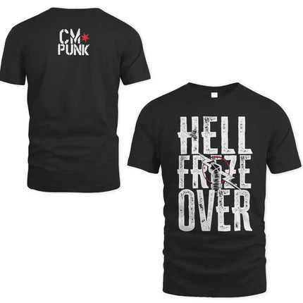 2024 Summer Hot Sale Men's 3d Printed Wrestler Cm Punk Personality Comfortable T-Shirt Children's Street Sports Large Size Tops