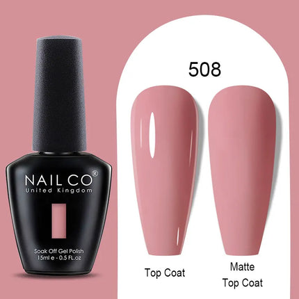 NAILCO Winter Series Color Gel Nail Polish 15ML Semi Permanent Soak Off Gel Varnishes Super Texture Gorgeous Nail Manicure Art