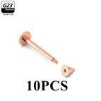 10pcsExternal thread 1 / (16G)1.2x12x4mm