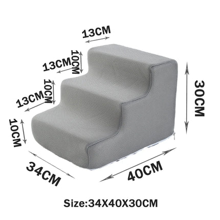 Pet Stairs Toys Cat Dog Ladder 2 3 4 Step Stairs for Dogs Puppy Ramp Detachable Sponge Pet Ladder Accessories