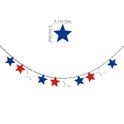 USA Theme Party Decorations American Flag Tattoo Sticker,flag Plates,banner,cups 4th Of July Independence Day Patriotic Supplies