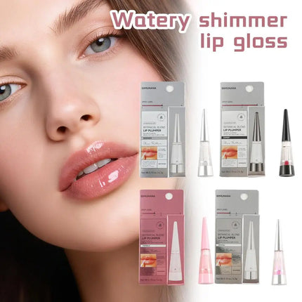 Korean Lip Plumper Oil Long-lasting Lightweight Deep Moisturizing Instant Plumping Non-greasy Lip Plumping Balm