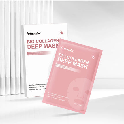 4pcs Collagen Deep Face Mask Hydrating Overnight Moisturizing Face Mask Pore Minimizing Plumping Travel Essentials Beauty Skinca