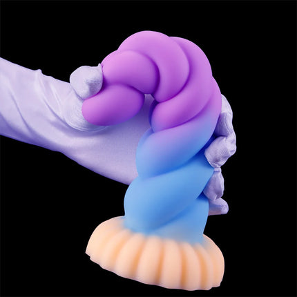 Silicone Soft Anal Toys Transparent Luminous Butt Plug 3 Size Adult Toys Tapon Anal Plug Braided Dilatador Anal Dildo Buttplug
