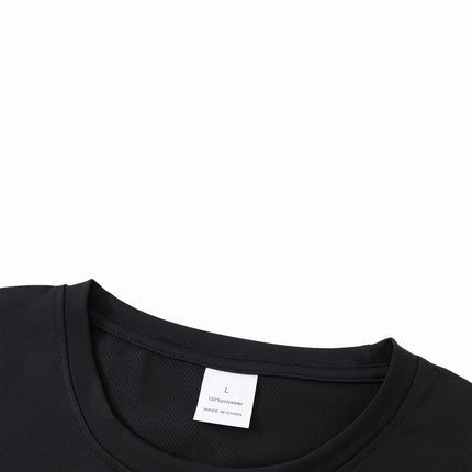 Men's summer 100% pure cotton fashionable casual sports loose mountain print round neck short-sleeved T-shirt top