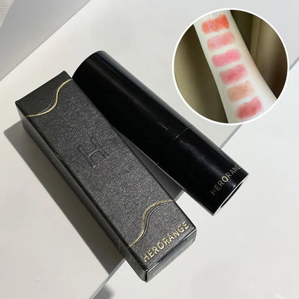 HERORANGE~ Low Saturation Light Lipstick Multi-purpose Stick Moisturizing White Natural Long-lasting Mirror Lipstick