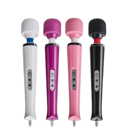 BLACKWOLF New 10 Speeds Magic Wand Massager Big Magic Wand Massage Stick AV Vibrators Sexy Clit Sex Toys for Women European plug