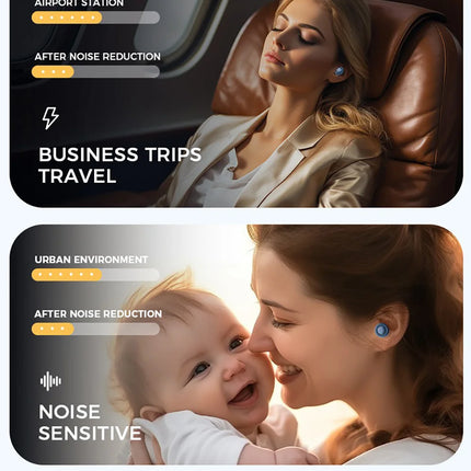 Ear Plugs for Sleep Ultra Soft Reusable Noise Reducing Flexible Silicone Earplugs for Sleeping Travel Concerts Deep Focus